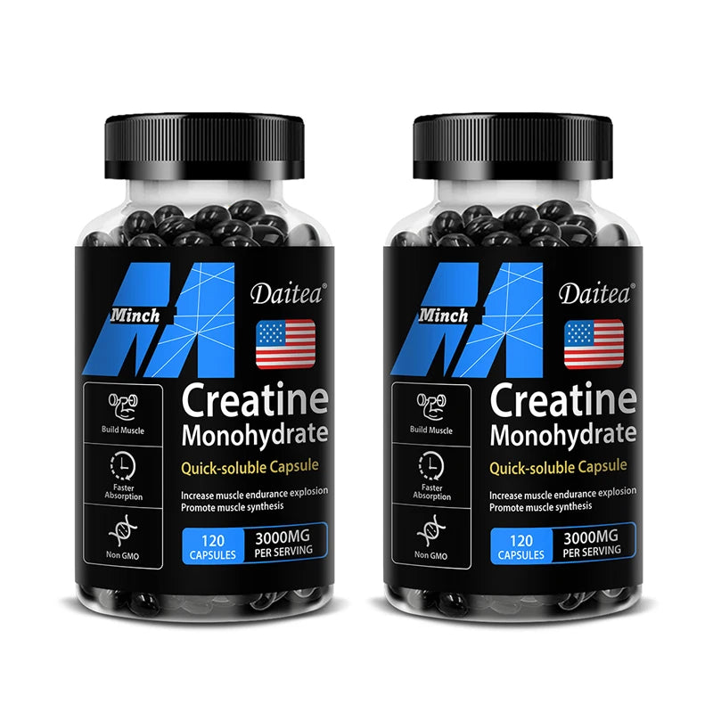 GLEAN- Creatine Monohydrate Capsules (3000 MG)