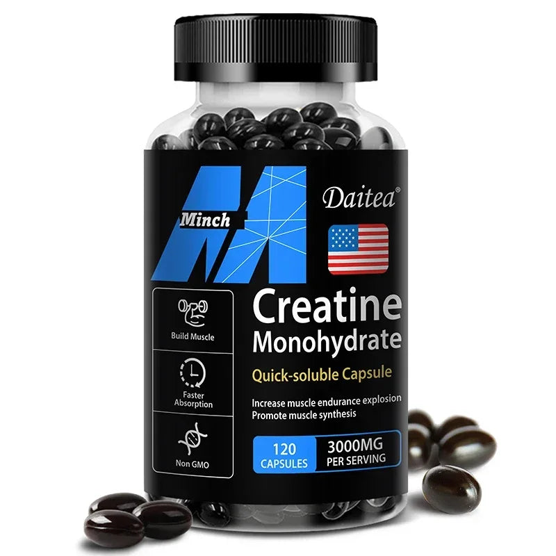 GLEAN- Creatine Monohydrate Capsules (3000 MG)