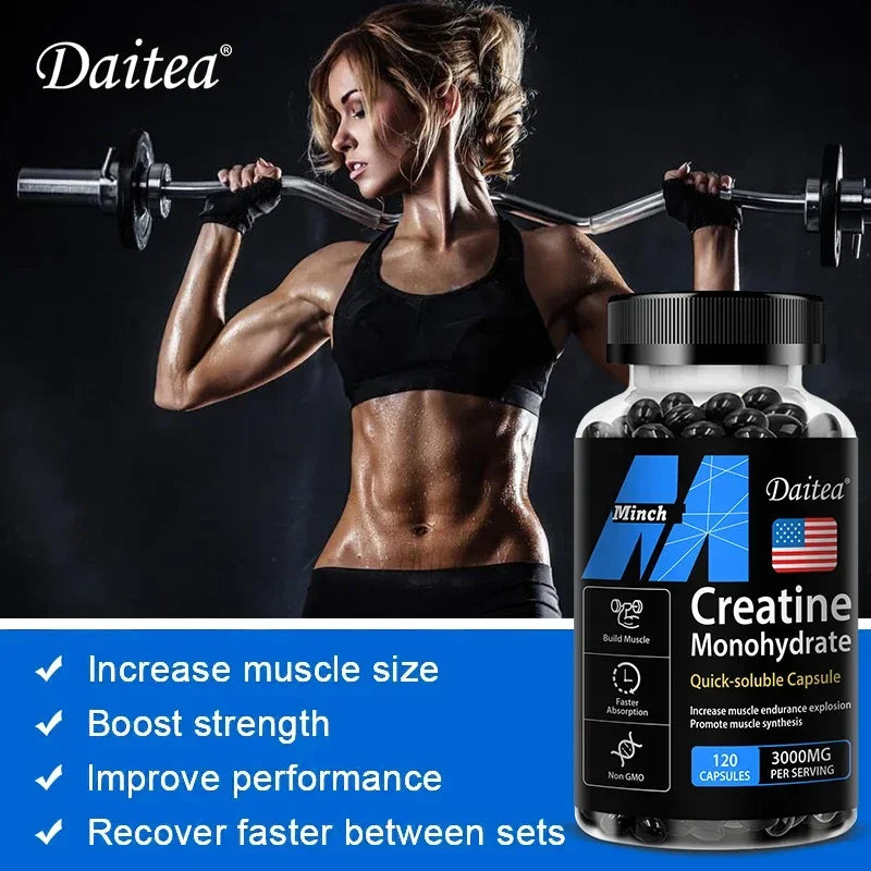 GLEAN- Creatine Monohydrate Capsules (3000 MG)