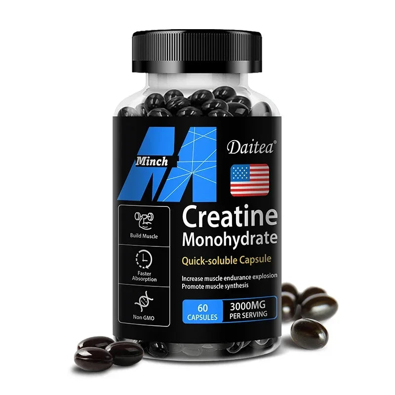 GLEAN- Creatine Monohydrate Capsules (3000 MG)